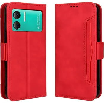 Pouzdro na tablet VSECHNONAMOBIL 65298 SLOT Peněženkový obal pro Doogee X98 / X98 Pro červený