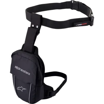 brašna na kolo Textilní taška pro připevnění na nohu / taška na nohu ALPINESTARS ACCESS THIGH BAG černá/šedá