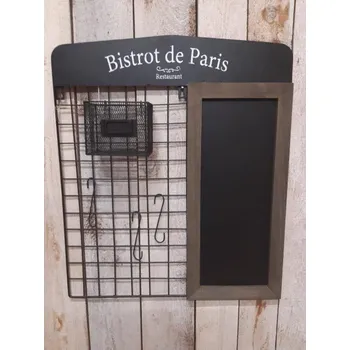 Kancelářský nábytek Tabule na křídy s košíkem a háčky- INS