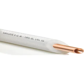rozdělovač topení Zetaesse Cupex Gel trubka Cu chladírenská předizolovaná měkká 3/8" - 10 x 0.8 mm 50m