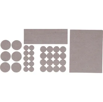 Dílenský stůl BGS Diy BGS 80715, Sada filcových podložek pod nábytek | béžový | 38dílná