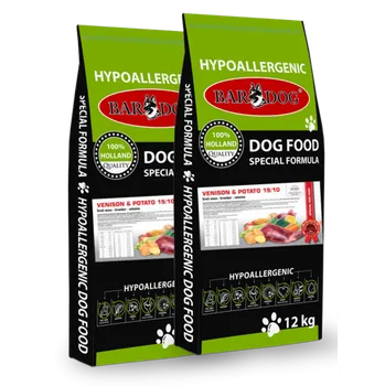 Krmivo pro psa BARDOG Venison Potato Ultra Premium 2 x 12 kg