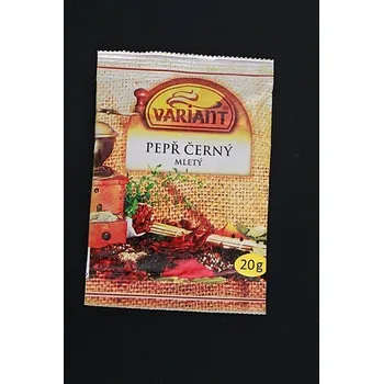 Koření Pepř černý mletý 20 g Variant