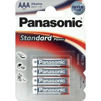 Baterie alkalické AAA Panasonic LR03 4 ks