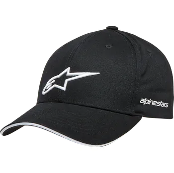 Kšiltovka Pánská kšiltovka s prohnutým kšiltem ALPINESTARS HAT ROSTRUM barva černá/bílá, jednotná velikost