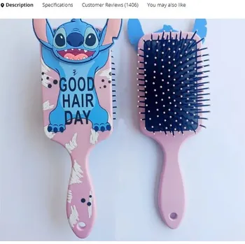 Disney Hřebeny s motivem - Minnie Mouse a Stitch Číslovka: Stitch (var. 1)