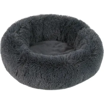 Pelíšek pro psa O´LALA PETS Pelíšek kulatý měkký ADELE Šedý Velikost: 50cm