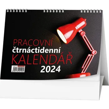 Kalendář Baloušek Tisk Stolní pracovní čtrnáctidenní kalendář 2024