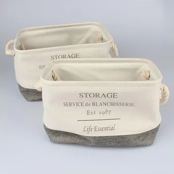 Úložný box Úložný textilní košík set - DS