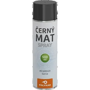 Autolak BKP GROUP,a.s. Černý mat sprej 0,5l