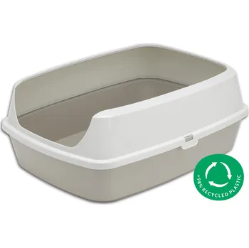 Toaleta pro kočku Tommi WC MARYLOO 50cm s vysokým okrajem Šedá