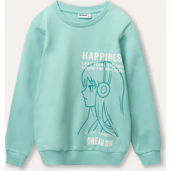 Dívčí mikina Dívčí mikina Dream On - tyrkysová 128