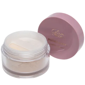 Přípravek na tvář Glam Shop rozjasňující sypký pudr na obličej, 12 g