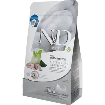 Krmivo pro psa N&D White Dog Adult Mini Sea Bass/Spirulina/Fenn