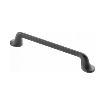 Nábytkové kování GTV Fabricio C=128 mm černá rohož