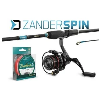 Rybářský prut Přívlačový set Delphin ZanderSPIN-210cm + 3T + 0,18mm