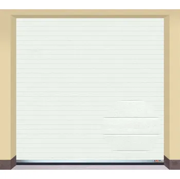 Garážová vrata AMPEL s.r.o. Sekční garážová vrata BÍLÁ L 305×305 cm s elektrickým pohonem - Montáž do rodinného domu - 3 500 Kč