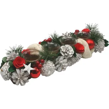 Vánoční svícen Adventní svícen Holly 3001206 44 cm