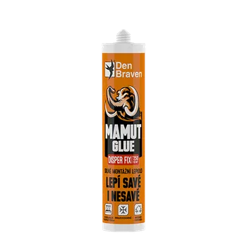 Tmel Den Braven Mamut Glue DISPER FIX 280ml bílá - Novinka! Varianta: MAMUT GLUE Disper Fix 280 ml kartuše šedá