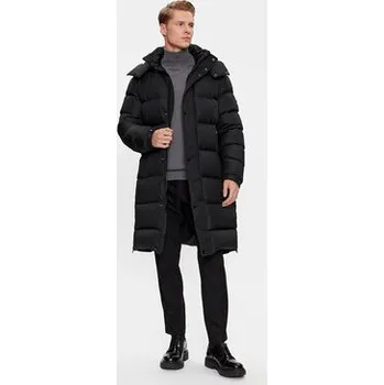 Pánská bunda Boss Vatovaná bunda Donden4 50499795 Černá Relaxed Fit 56