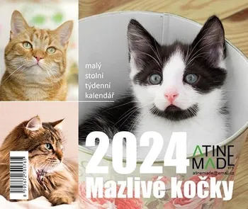 Kalendář Atinemade Mazlivé kočky 2024