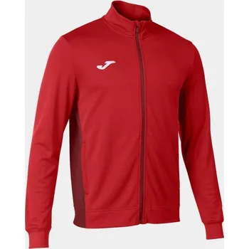 Pánská chlapecká sportovní mikina JOMA WINNER II FULL ZIP SWEATSHIRT RED Velikost: S, Barva: RED