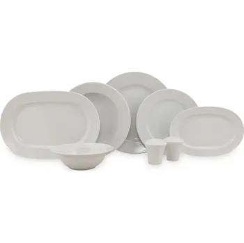 jídelní souprava ASIR Rice porcelánová jídelní souprava 53 ks bílá