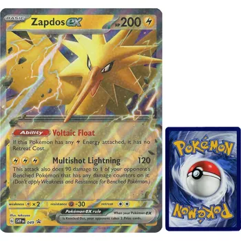 Sběratelská karetní hra Pokémon karta jumbo Zapdos ex SVP 049