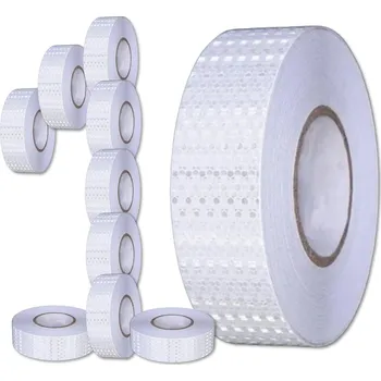 Lepicí páska DZL Sada 10ks reflexní samolepící páska stříbrná, 25m x 5cm