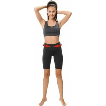 Dámské kraťasy Dámské fitness šortky Winner Slimming shorts middle černé XL