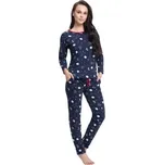 Dámské pyžamo Luna 480 tmavě modrá XL