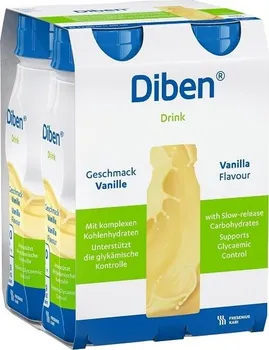 Speciální výživa Fresenius Diben drink vanilka por. sol. 4x 200 ml