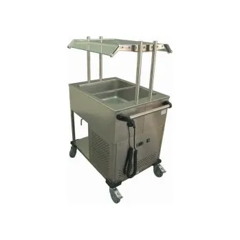 Chladící vozík/vana pro 2x GN 1/1 EKC-2/1, Provedení včetně hygienického zákrytu