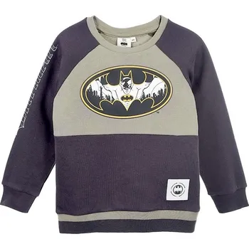 Chlapecká mikina Batman khaki-šedá chlapecká mikina Velikost: 116