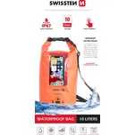 Vodotěsné pouzdro SWISSTEN Waterproof pro Apple iPhone a další zařízení - 10l - oranžové