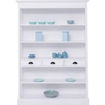 Obývací stěna Policový regál Valan 517 - bílá