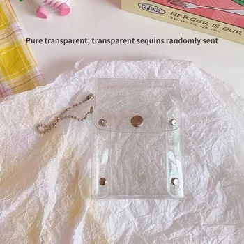 Voděodolná mini peněženka - sequins or clear 1pc