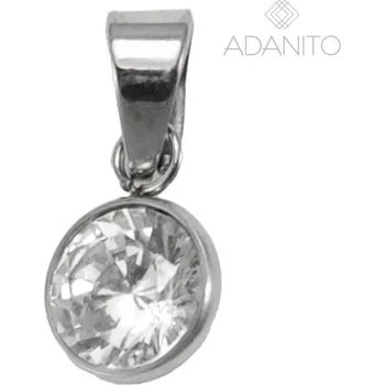 Přívěsek Přívěsek z chirurgické oceli s kamenem