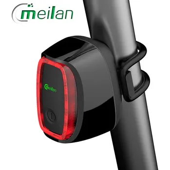 Cyklosvítilna Meilan X6 inteligentní zadní světlo na kolo (Black)