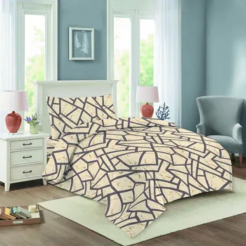 Povlečení Povlečení bavlněné Wall 200x140cm+90x70cm TiaHome