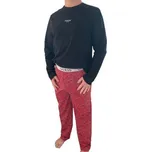 Pánské pyžamo GUESS U2BX02 PJ SET černá XXL