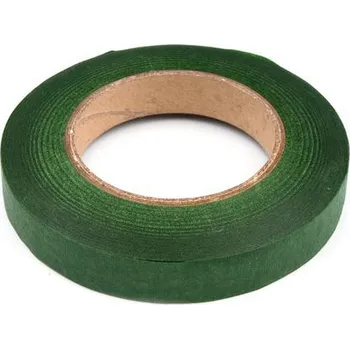 Ovinovací páska 12 mm - zelené kapradí