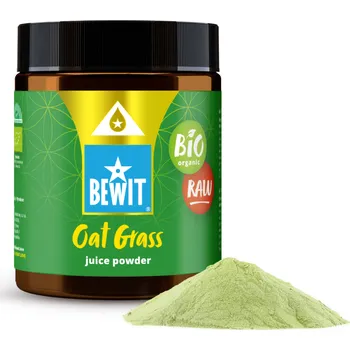 Přírodní produkt BEWIT Mladý oves - prášek ze šťávy, BIO RAW - 160 g