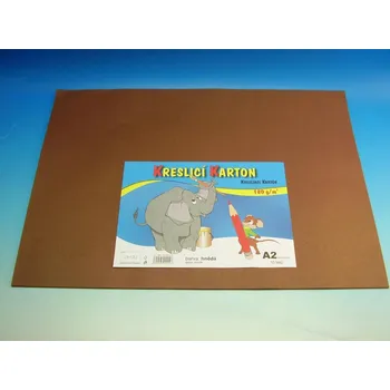 Stepa Karton kreslící A2/10 ks HNĚDÝ 180g / ks 2120