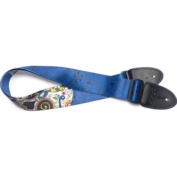 Kytarový popruh Stagg STE MEX SK BLUE, kytarový popruh, modrý