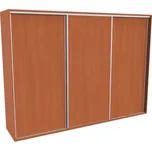 Šatní skříň FLEXI 3 s posuvnými dveřmi Dekor: Olše, Šířka: 300 cm, Výška: 240 cm