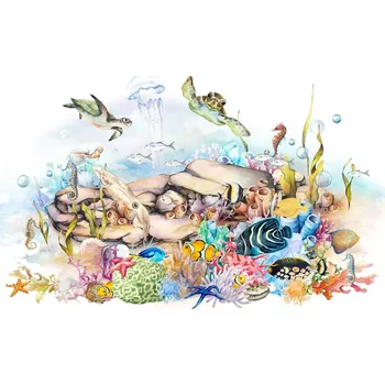 Fototapeta Dětská vliesová fototapeta moře, podmořský svět 365023/ Fototapety na zeď pro děti Kids world (371 x 265 cm) Rasch