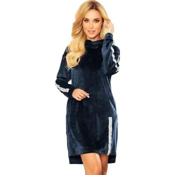 Dámské šaty Dámské šaty Numoco 322-4 tmavě modrá S