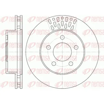 Brzdový kotouč Brzdový kotouč REMSA 6895.10