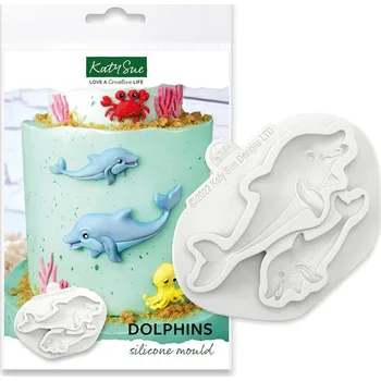 Forma na pečení KATY SUE - silikonová forma - delfíni